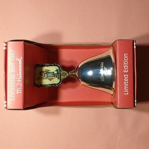 Vintage Hummel Silver Plated Christmas Bell 1987 Limited Edition